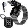 Findtime 2-in-1 išmanusis laikrodis su ausinėmis, fitneso sekiklis, išmanusis laikrodis vyrams, fitneso laikrodis, širdies ritmo monitorius, miego sekiklis, žingsniamatis, aktyvumo sekiklis, bėgimo laikrodis