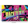 Fingerinspire 70s vakarėlio dekoracija, reklaminis plakatas 180 x 110 cm - atgal į 70-uosius - spalvingo fono teminis vakarėlio reklaminis plakatas su pakabinama virve, disko fonas