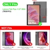 Fintie dėklas, skirtas Lenovo Tab Plus (tb351fu) 11.5 colių 2024 planšetiniam kompiuteriui, itin lengvas dėklas su dokumentų skyreliais, juodas