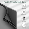 Fintie dėklas su rašiklio laikikliu, skirtas Lenovo Tab M11 (tb330) 11 colių 2024, minkštas Tpu galinis apsauginis dėklas su dokumentų skyreliais ir daugia kampų peržiūra, netinka Lenovo Tab P11 11 colių, denim pilkas