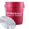 Fireball Detailingo kibiras su separatoriumi, raudonas, 18 l