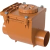 First Plast nrc100 a atbulinis vožtuvas Pvc klijavimui, raudonas, skersmuo 100 mm