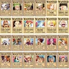 Fisapbxc Onepiece anime plakatas, 24 dalių Onepiece luffy premium plakatų rinkinys, wanted bounty plakatas, estetiniai paveikslėliai, sienų dekoracija, koliažo meno plakatas, anime dekoracija kambariui, bendrabučiui, gimtadieniui