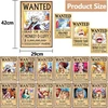 Fisapbxc Onepiece anime plakatas, 24 dalių Onepiece luffy premium plakatų rinkinys, wanted bounty plakatas, estetiniai paveikslėliai, sienų dekoracija, koliažo meno plakatas, anime dekoracija kambariui, bendrabučiui, gimtadieniui