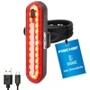 Fischer led akumuliatorinis galinis žibintas, galinis žibintas, dviračio žibintas, įkraunamas ipx4, juodas