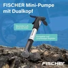 Fischer Mini Dviračio Siurblys su Slėgio Davikliu, Aliuminio, Kompaktiškas