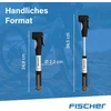 Fischer Mini Dviračio Siurblys su Slėgio Davikliu, Aliuminio, Kompaktiškas