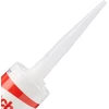 Fischer universalus silikoninis hermetikas Acetic Sam 280, skaidrus, atsparus pelėsiui, skirtas stiklui, aliuminiui, emaliui, keramikai, tinkamas voniai ir virtuvei, 25 vnt.