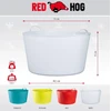 Flexi container konteineris namams, sodui, statyboms, itin tvirtas, universalus, su rankenomis, laikymo trukmė: 120 kg, 55 x 35 x 44,5 cm, (55 l - turkio spalvos)