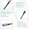 Flexnova 6 mini šluotelių rinkinys puodeliams, maža šluotelė, mini plastikinė, nešiojama mini šluotelė, 2 viename šluotelė, prieskonių šaukštas, maišymo šaukštas skirtas gaminti, maišyti, plakti kiaušinius, maišyti