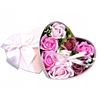 Flower box muilinės rožės gėlės dovana mamai moteriai gimtadienio proga