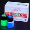 Fluorescencinė spalva | 6 x 20 ml indelių | Neoninių akrilo spalvų rinkinys su švytėjimo efektu tamsoje po Uv šviesa) | Nevskaya Palitra