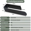 Foanlerck laikiklis arbatiniams rankšluosčiams, laikiklis rankšluosčiams be gręžimo, laikiklis indų rankšluosčiams 22 cm, 304 nerūdijančio plieno laikiklis rankšluosčiams, juodas virtuvinis sieninis indų šluostės laikiklis, rankšluosčių kabykla be gręžimo