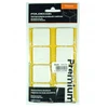 Foldecor Premium baltos spalvos veltinio padėkliukai 34x34mm 8vnt