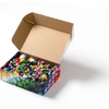 Folia Pompomų rinkinys Jumbo Glitter 1.5-4.0 cm 300g Plastikas Visus metus Rankdarbių dekoracijos Spalvingi Pūkuoti Kūrybiniai reikmenys