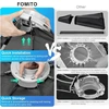 Fomito 95cm aštuonkampis softbox greito atleidimo fotografijos šviesos difuzorius su bowens speedring laikikliu, spindulių grotelėmis, skirtas monolight foto studijos stroboskopo šviesai