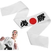 Fomiyes japoniškas galvos raištis - must win hachimaki, samurajų karate galvos raištis, suši virėjo bandana, 88 cm, patogus ir laidus orui, sportui ir dekorui