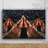 Fonas "cirko Palapinė" 4.5x3m - Vaikų Šventėms ir Fotosesijoms
