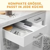 Foodsaver Everyday vakuuminis sandariklis | Maistas išlieka šviežias iki 5 kartų ilgiau | Kompaktiško dizaino vakuuminis sandariklis efektyviam laikymui | Su 5 vakuuminiais maišeliais (0,94 l ir 3,78 l) | Vs0290x
