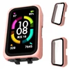 Forever Smartgear 2in1 apsauginis dėklas su stiklu, skirtas Huawei Band 6/7, rožinis