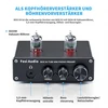 Fosi Audio Box X4 hifi phono lempinis priešstiprintuvas, hifi lempinis priešstiprintuvas ausinėms, jan 5654w vakuuminės lempos mm patefonui, stereo garso stiprinimas phono audiofilams