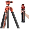 Fotopro X-aircross 3 Lite lengvas anglies pluošto kelioninis trikojis 157 cm su panoraminiu rutuliniu galvučiu, 0,81 kg itin lengvas nešiojamas kuprinės kameros kelioninis trikojis, skirtas dslr su nešiojimo krepšiu, apkrova iki 10 kg