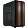 Fractal Design North Charcoal Juodas - medžio riešuto priekis - tinklinės šoninės panelės - du 140 mm Aspect Pwm ventiliatoriai - intuityvus vidaus išdėstymo dizainas - Atx Mid Tower Pc žaidimų korpusas, 124731