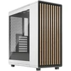 Fractal Design North Pc dėklas, balta, su medžio elementais ir stiklu