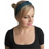 Framar Lankelis plaukams bowknot turbanas mazgas pin up butelio žalumo