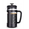 Virdulys French press kavos virimo aparatas 1000 ml su borosilikatinio stiklo juodu korpusu