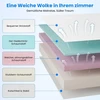 Čiužinys Frideko antčiužinis 140 x 200 cm, 6 cm aukščio antčiužinis, h2 ir h3 gelinis memory foam antčiužinis, nuimamas ir skalbiamas užvalkalas, tinkamas lovoms su spyruoklėmis, sofoms-lovoms