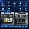 Automagnetola Fuluku 2+64g android automobilinis radijas renault dacia sandero ii b52 2012-2019 su belaidžiu carpaly & android auto, 9 colių ips jutiklinis ekranas su bluetooth/gps/atbuline kamera/fm/wifi/swc/26ui