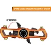 Funn Ripper kalnų dviračio įsegami pedalai, Rocker Clip/spring Loaded fiksavimo mechanizmas, suderinami su Spd trinkelėmis, 9/16 Crmo ašies dviračio pedalai Mtb/žvyro dviračiams