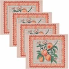 Rankšluostis Furn. Anemone Peaches padėkliukas vidaus/lauko naudojimui - įvairiaspalvis - 46 x 36 cm