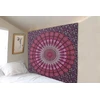 Furnishful Finesse Mandala gobelenas violetinės rožinės spalvos sienų apmušalai Boho povas sienų rankšluostis namų ir svetainės dekorui - 127 x 152 cm