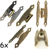 Fuxxer® 6 x antikvariniai vyriai, bronzinio geležies dizaino, skirti senoviniams baldams, 65 x 34 mm rinkinys