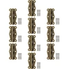 Fuxxer® Antikvariniai mini vyriai metaliniai vyriai Vintage dizainas 48 x 24 mm 10 vnt. rinkinys
