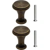 Fuxxer Metalinės baldų rankenėlės, 20 mm, bronza, 2 vnt.