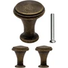 Fuxxer Metalinės baldų rankenėlės, 20 mm, bronza, 2 vnt.