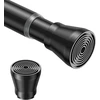 Fvonzn dušo užuolaidų strypas užspaudimui (70-127 cm) - juodas užuolaidų strypas be gręžimo - teleskopinis įtempimo strypas 71-127 cm - užuolaidoms ir dušui