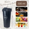Gadgetto mėtų žalios spalvos puodelio laikiklis, butelių krepšys pakabinimui su termopuodeliu 500 ml, skirtas veiklai lauke, festivaliams, plaukiojimui, žygiams