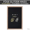 Gadgy ® retro veltinio raidžių lenta, 30 x 45 cm, raidžių lenta, 710 raidžių ir maišelis raidžių lentai