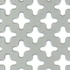 Gah-alberts 466886 perforuotas lakštas, skylėtas – sidabro spalvos anoduotas aliuminis – 600 x 1000 x 0,8 mm