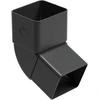 Galeco Pvc2 70x80mm 67° alkūnė, grafito spalvos