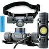 Galingas įkraunamas priekinis žibintas 18650 Everactive Led Osram P9, 10w Hl-1100r