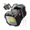Galingas led akumuliatorinis prožektorius su dvipusiu powerbank ir rankena