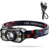 Galingas Led priekinis žibintas su Usb įkrovimu, 2000 Mah