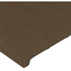 Lova Galvūgalis su auselėmis, rudas, 93x23x118/128cm, audinys