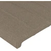 Lova Galvūgalis su auselėmis, taupe, 163x23x118/128cm, audinys