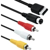 Gam3gear S Av S video Rca audio video kabelis, skirtas Sega Dreamcast